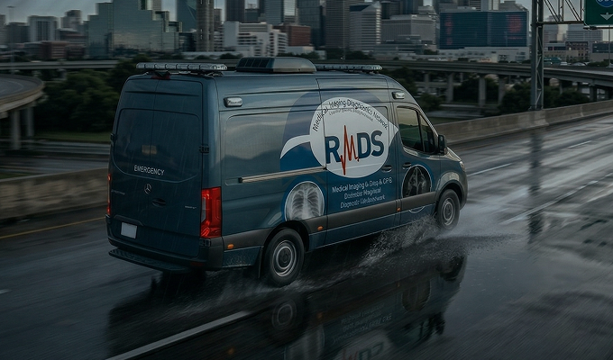 RMDS Van in city